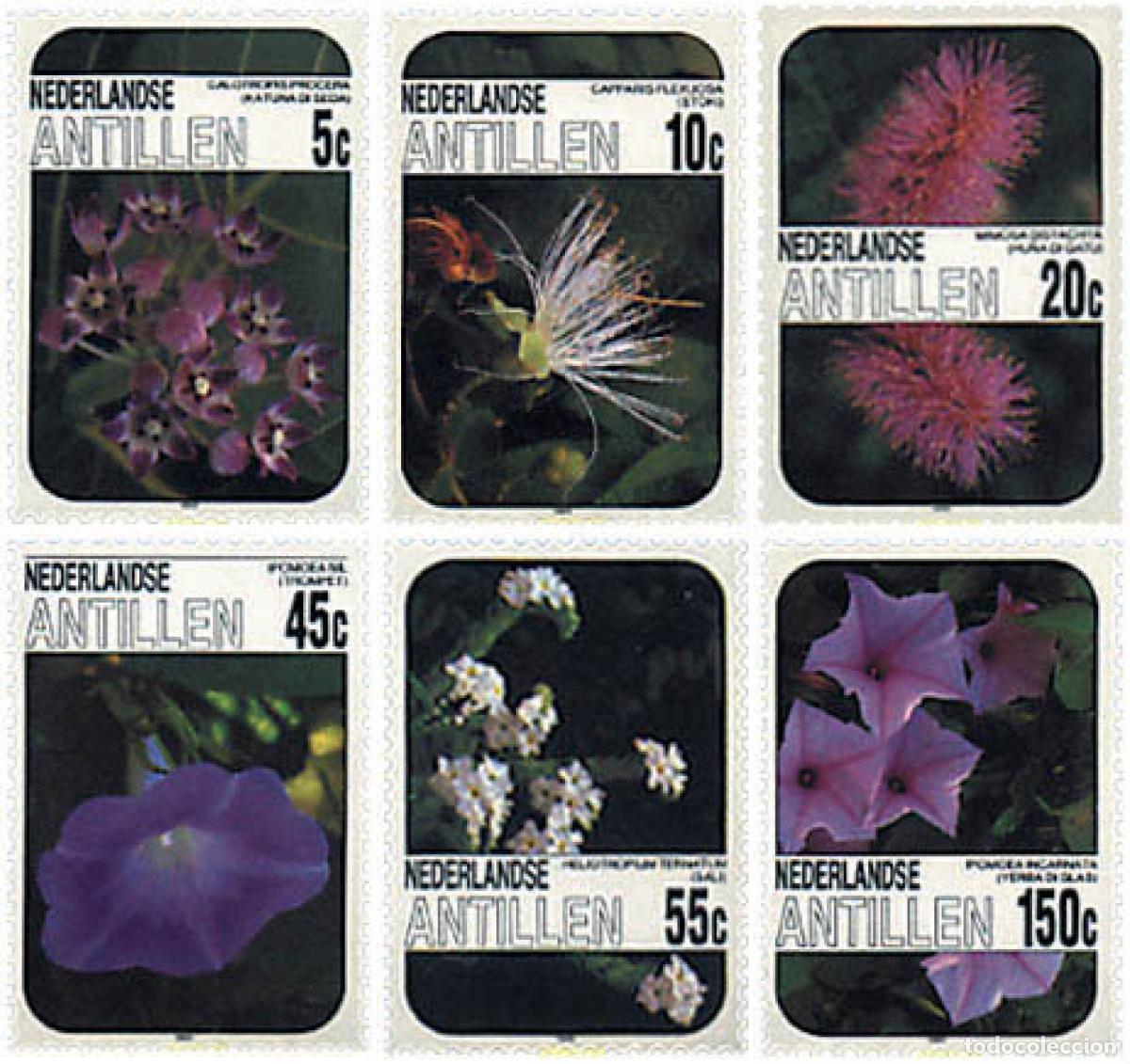 Sellos: 79168 MNH ANTILLAS HOLANDESAS 1985 FLORES