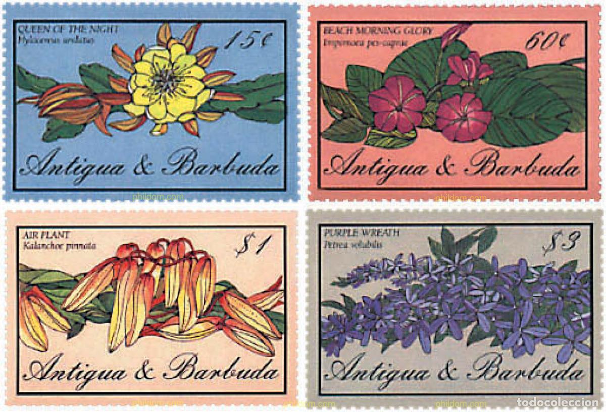 Sellos: 286451 MNH ANTIGUA Y BARBUDA 1986 FLORES