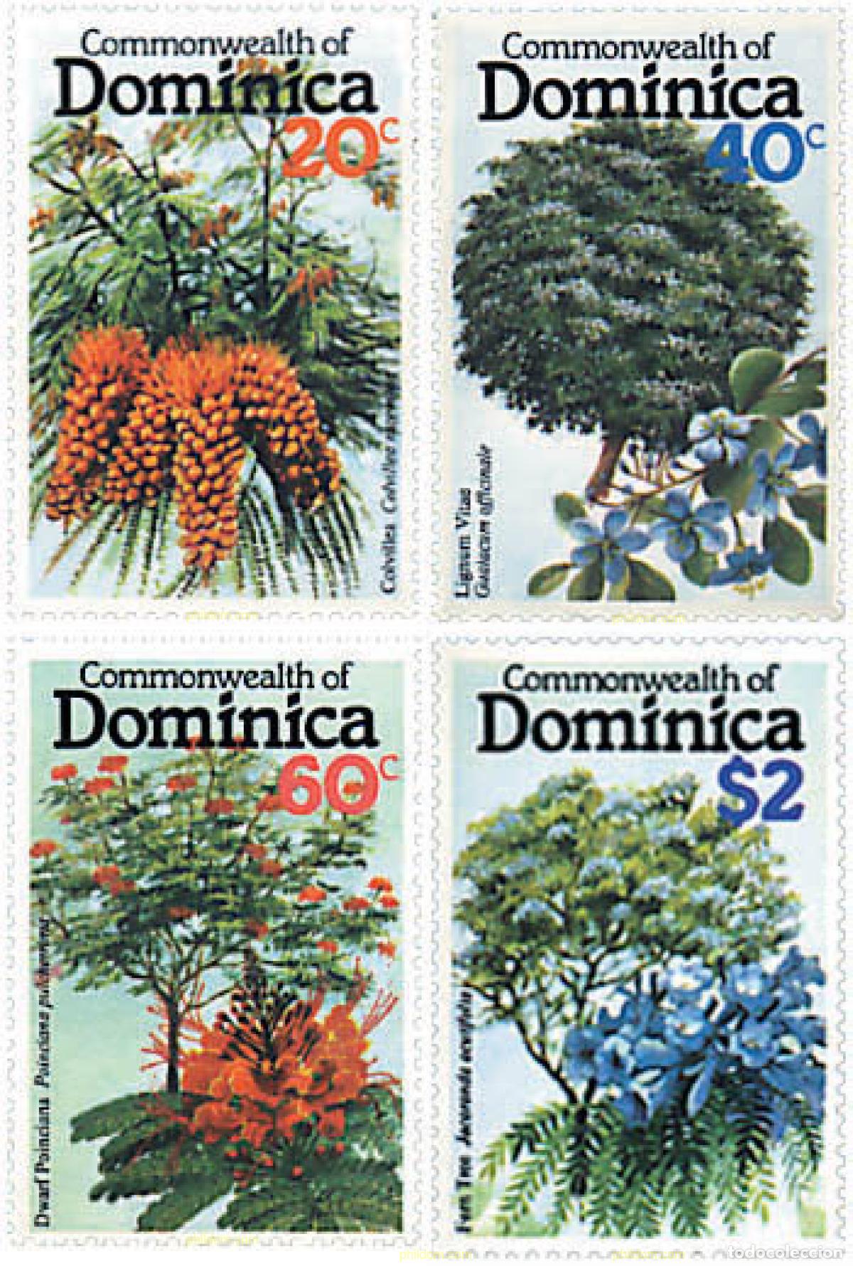 Sellos: 83750 MNH DOMINICA 1979 FLORES DE ARBOLES
