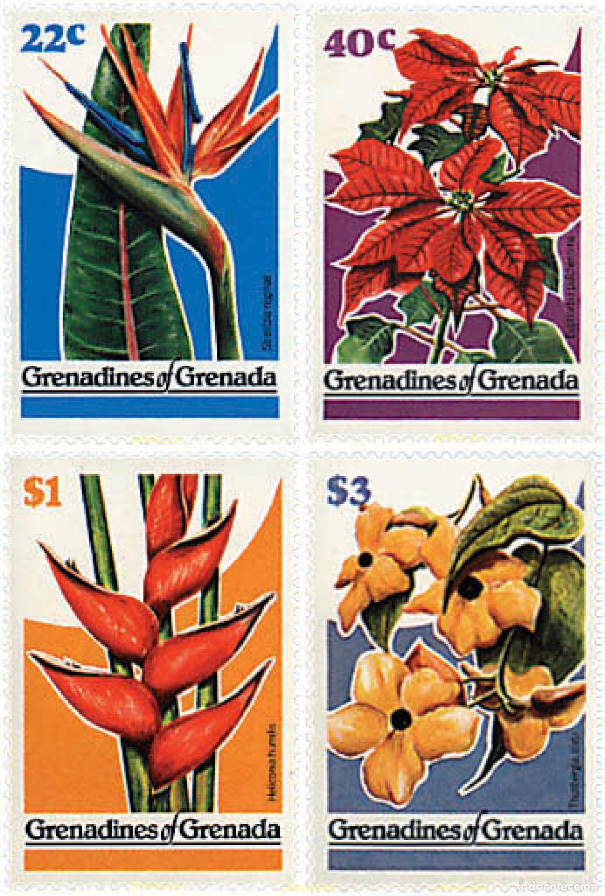 Sellos: 91449 MNH GRANADA GRANADINAS 1979 FLORES TROPICALES