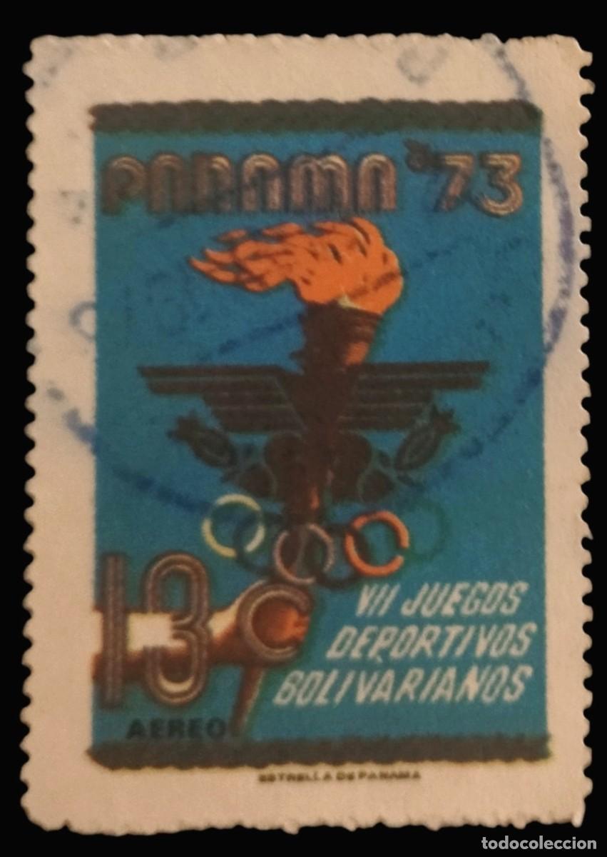 Stamps: PANAM&Aacute; 1973 VII Juegos deportivos bolivarianos. Panam&aacute;. A&eacute;reo. USADO.