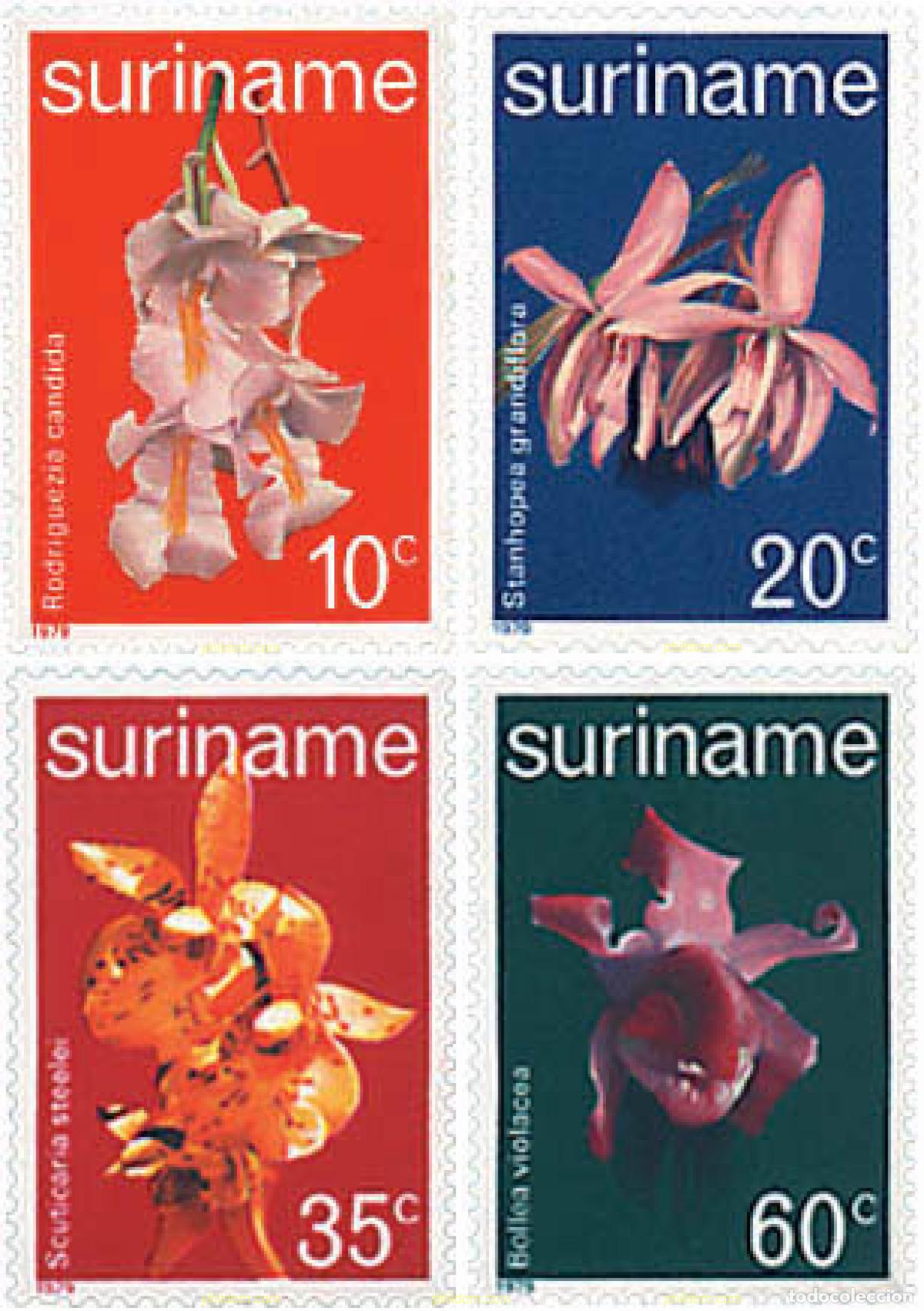 Sellos: 93779 MNH SURINAM 1979 ORQUIDEAS