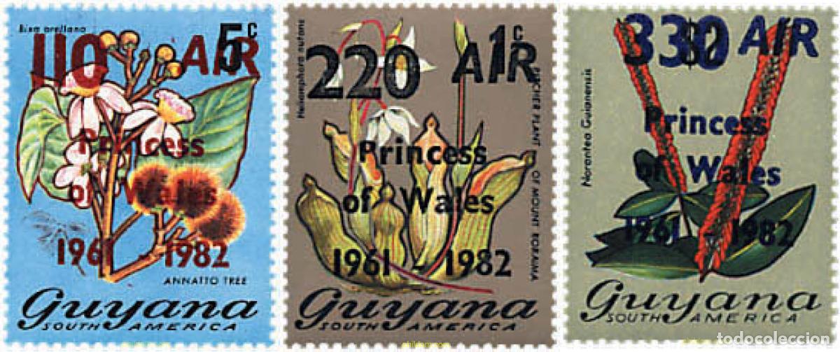 Sellos: 88105 MNH GUYANA 1982 21 ANIVERSARIO DE DIANA PRINCESA DE GALES