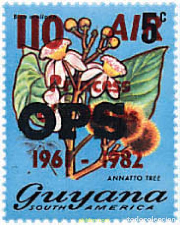 Sellos: 321523 MNH GUYANA 1982 FLORES