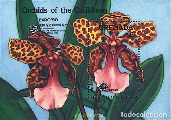 Sellos: 247424 MNH GRANADA 1990 EXPO 90. EXPOSICION UNIVERSAL DE JARDINES Y ESPACIOS VERDES DE OSAKA