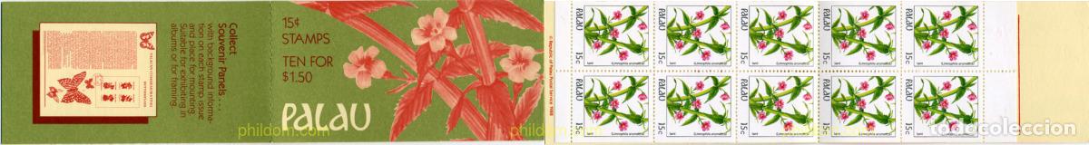 Sellos: 349775 MNH PALAU 1988 FLORES