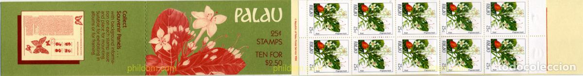 Sellos: 349776 MNH PALAU 1988 FLORES