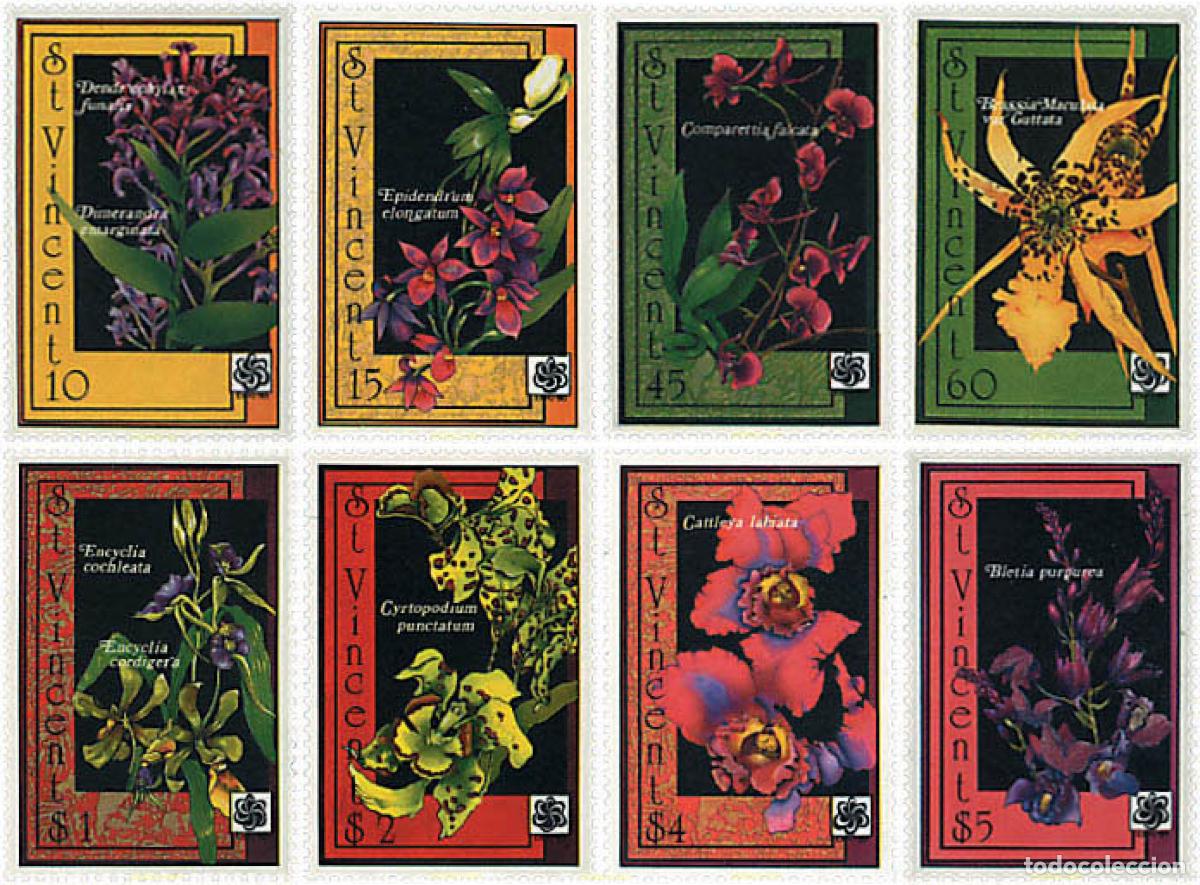 Sellos: 93216 MNH SAN VICENTE 1990 EXPO 90. EXPOSICION UNIVERSAL DE JARDINES Y ESPACIOS VERDES DE OSAKA