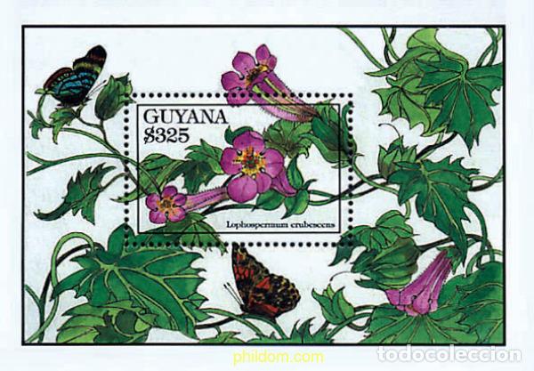 Sellos: 321422 MNH GUYANA 1994 FLORES DE SUDAMERICA