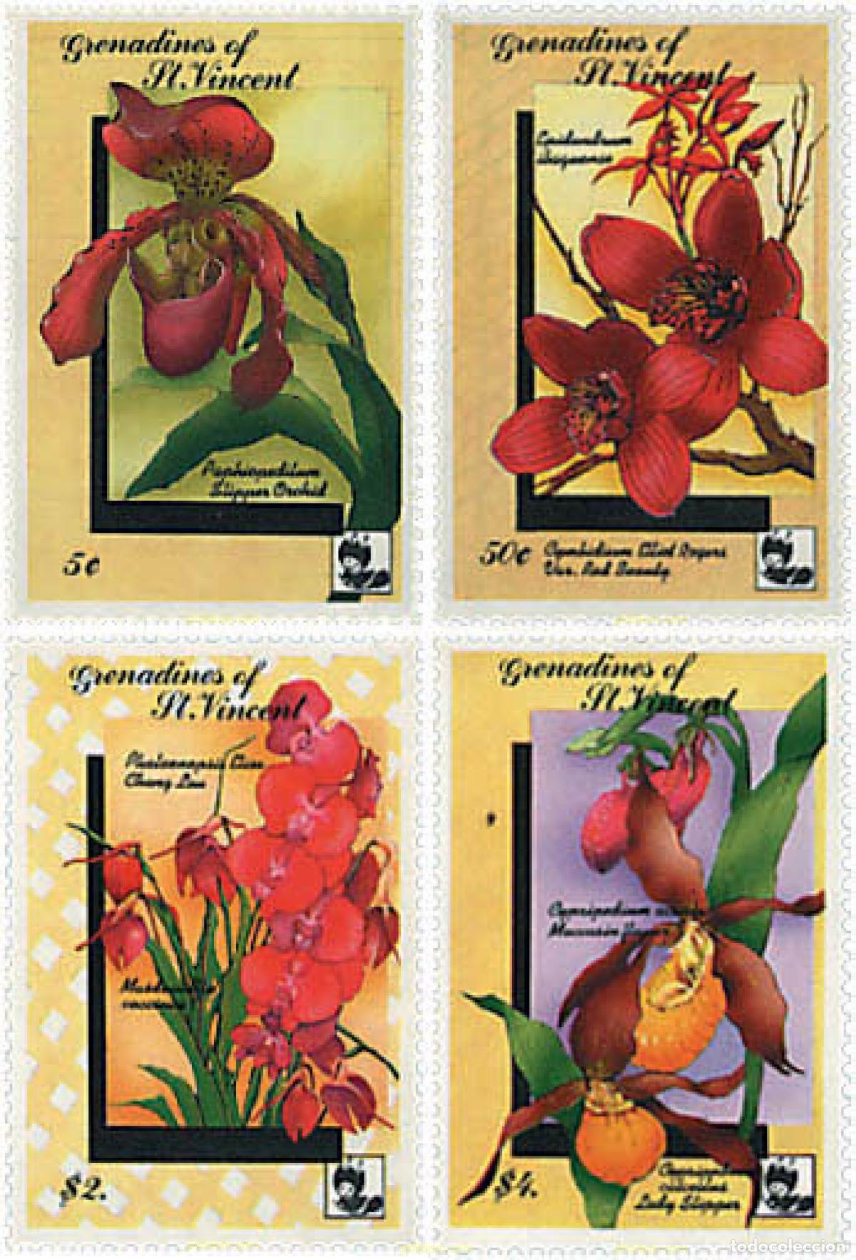 Sellos: 294673 MNH SAN VICENTE GRANADINAS 1990 EXPOSICION INTERNACIONAL DE HORTICULTURA