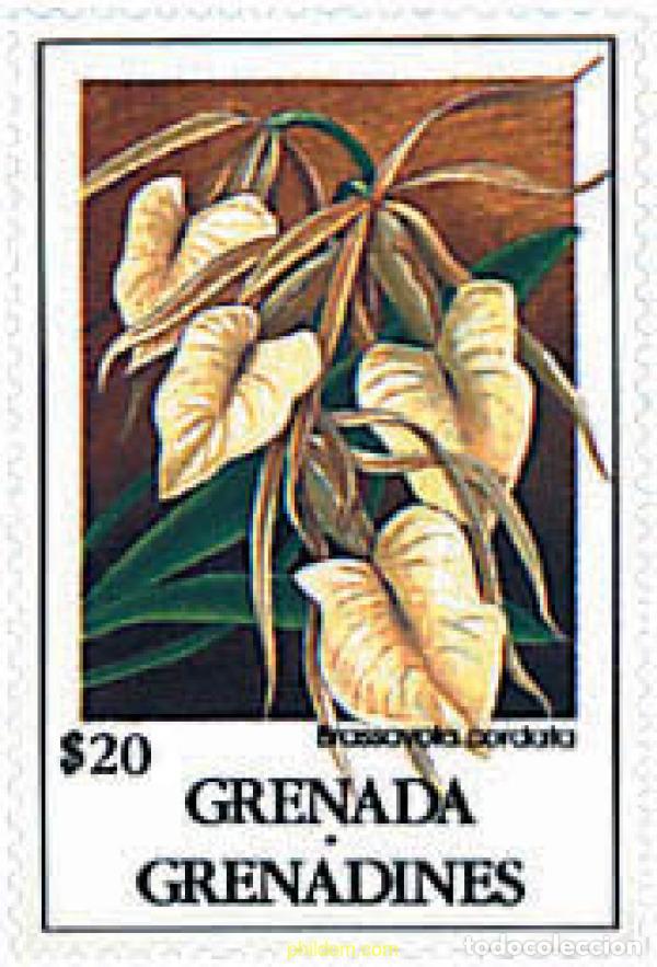 Sellos: 320189 MNH GRANADA GRANADINAS 1991 ORQUIDEAS