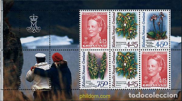 Sellos: 572083 MNH GROENLANDIA 1996 ORQUIDEAS