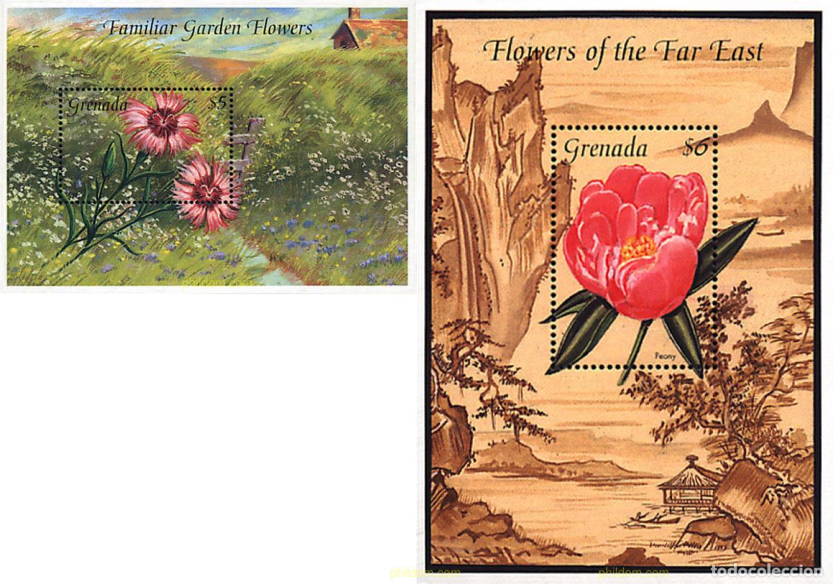 Sellos: 99093 MNH GRANADA 1996 FLOR DE EXTREMO ORIENTE