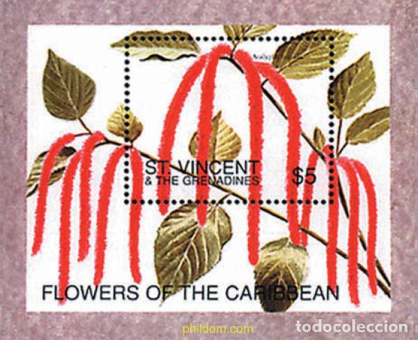Sellos: 360469 MNH SAN VICENTE 1996 FLORES DEL CARIBE