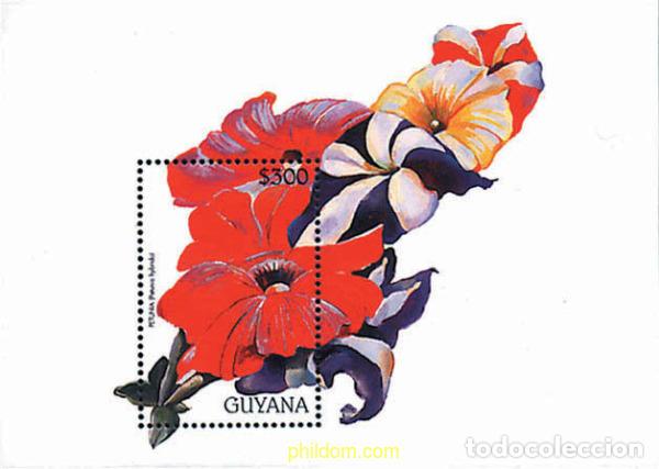 Sellos: 87974 MNH GUYANA 1997 FLORES DEL CARIBE