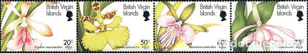 Sellos: 292709 MNH VIRGENES BRITANICAS Islas 1997 ORQUIDEAS