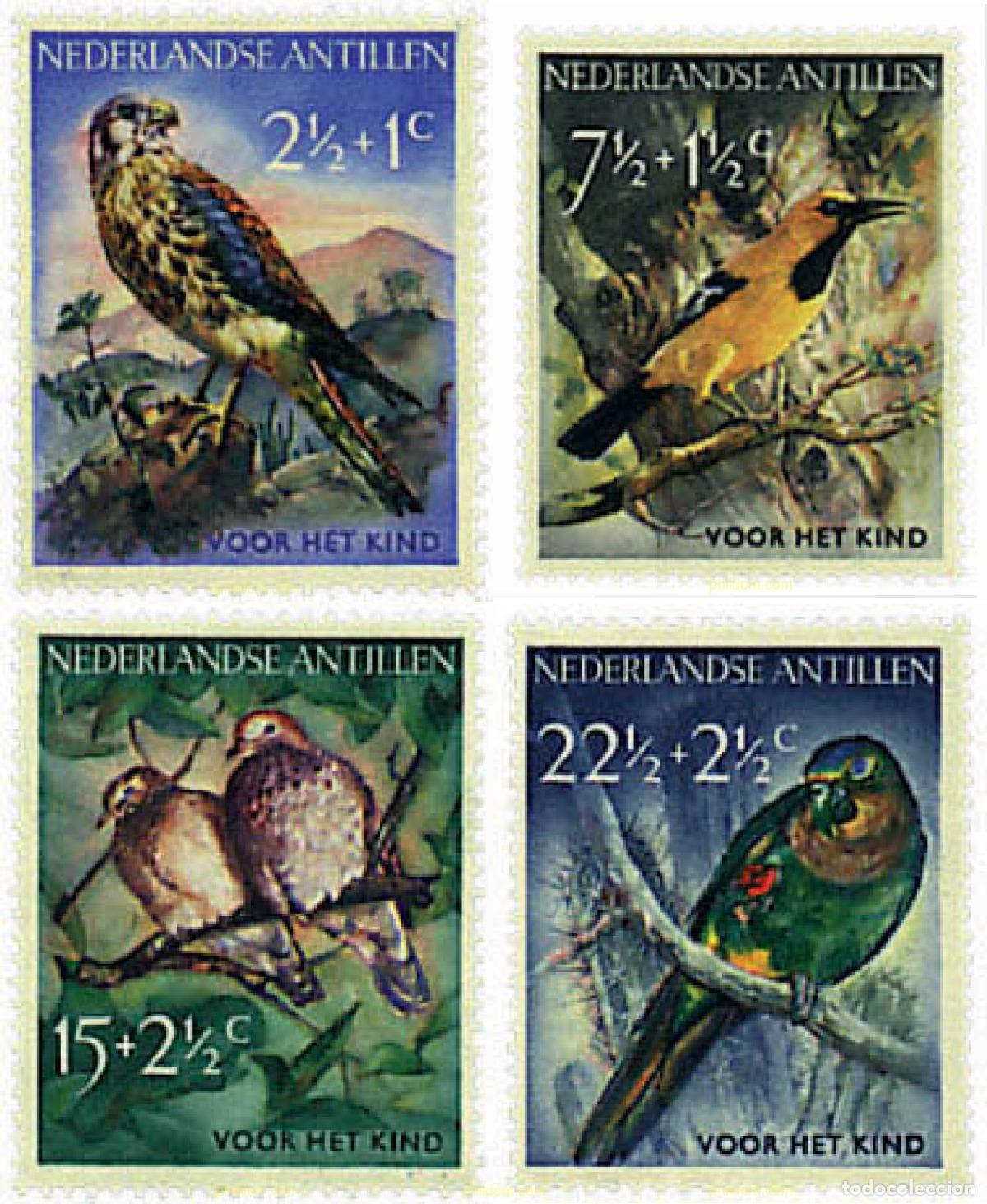 Sellos: 33576 MNH ANTILLAS HOLANDESAS 1958 PRO INFANCIA