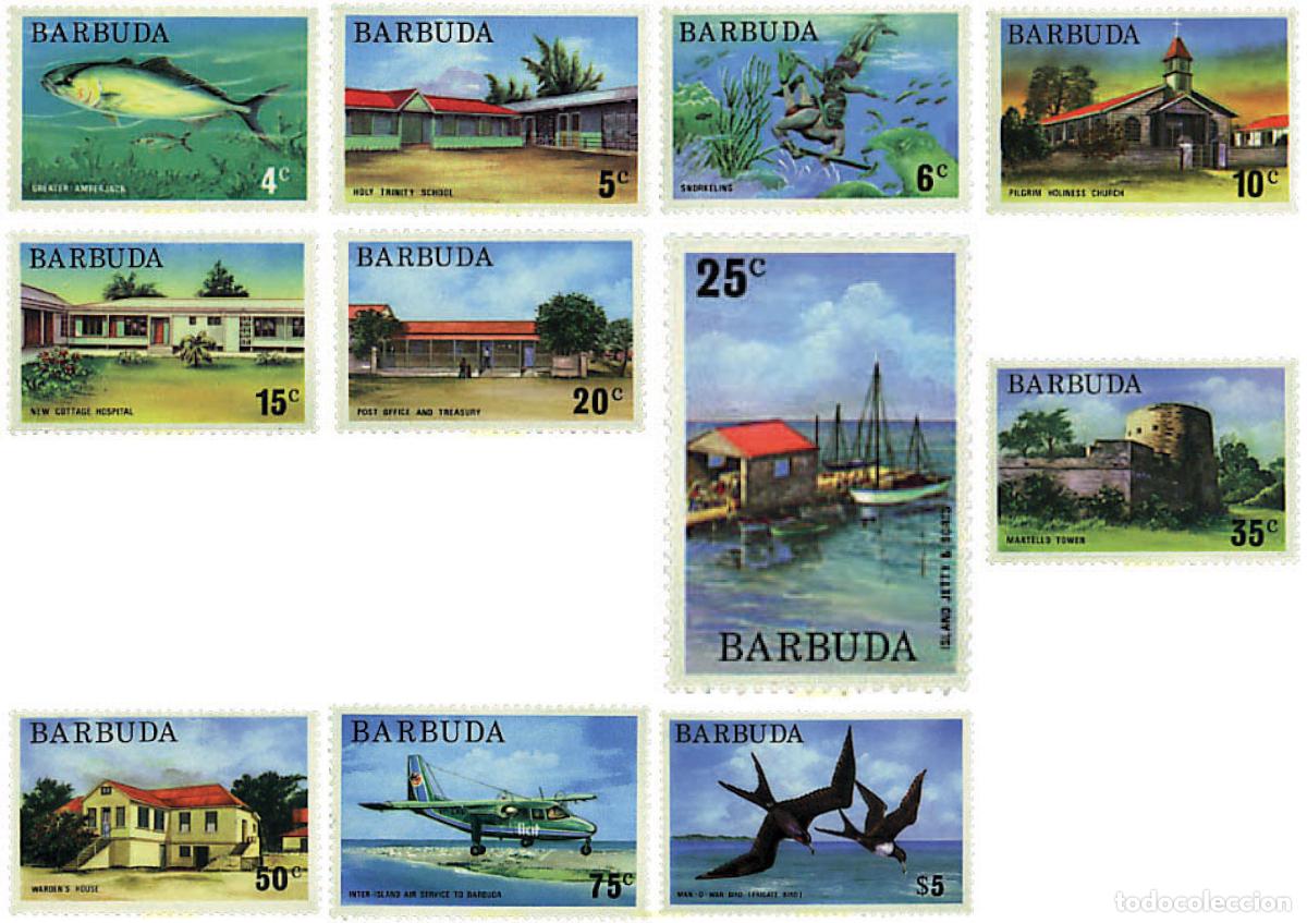 Sellos: 290299 MNH BARBUDA 1974 MOTIVOS VARIOS