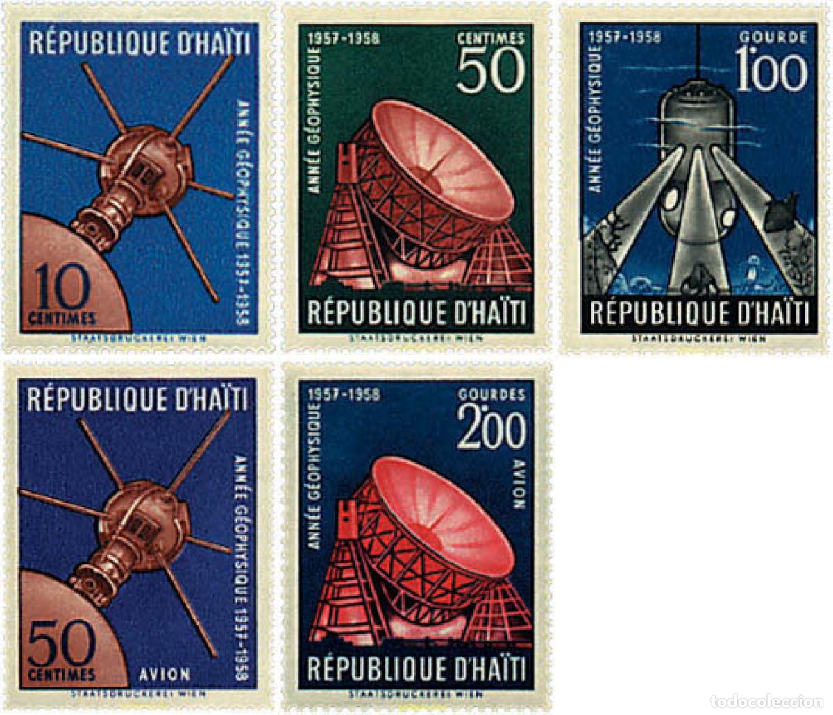 Sellos: 688805 MNH HAITI 1958 A&Ntilde;O GEOFISICO INTERNACIONAL.