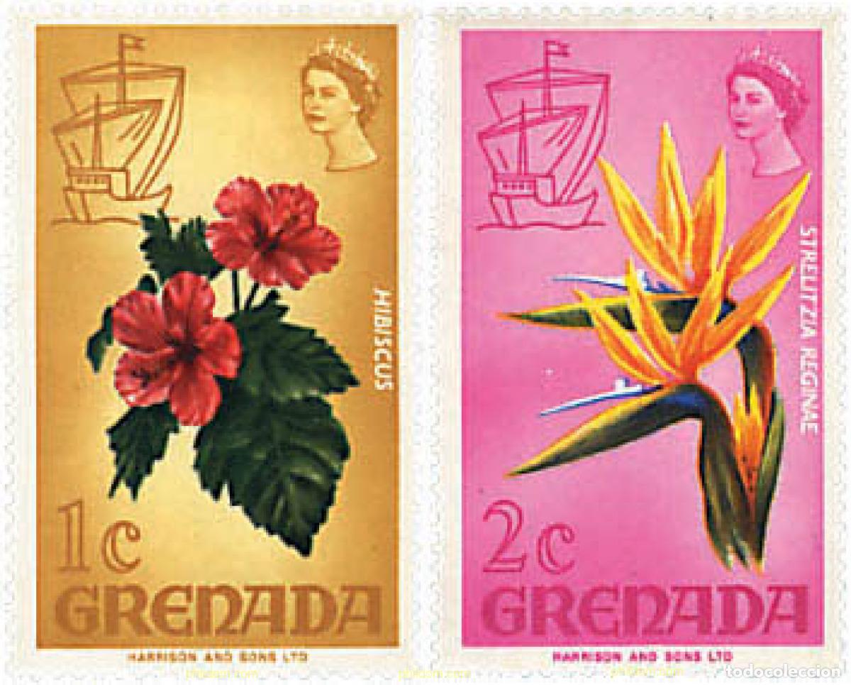 Sellos: 633729 MNH GRANADA 1968 FAUNA Y FLORA