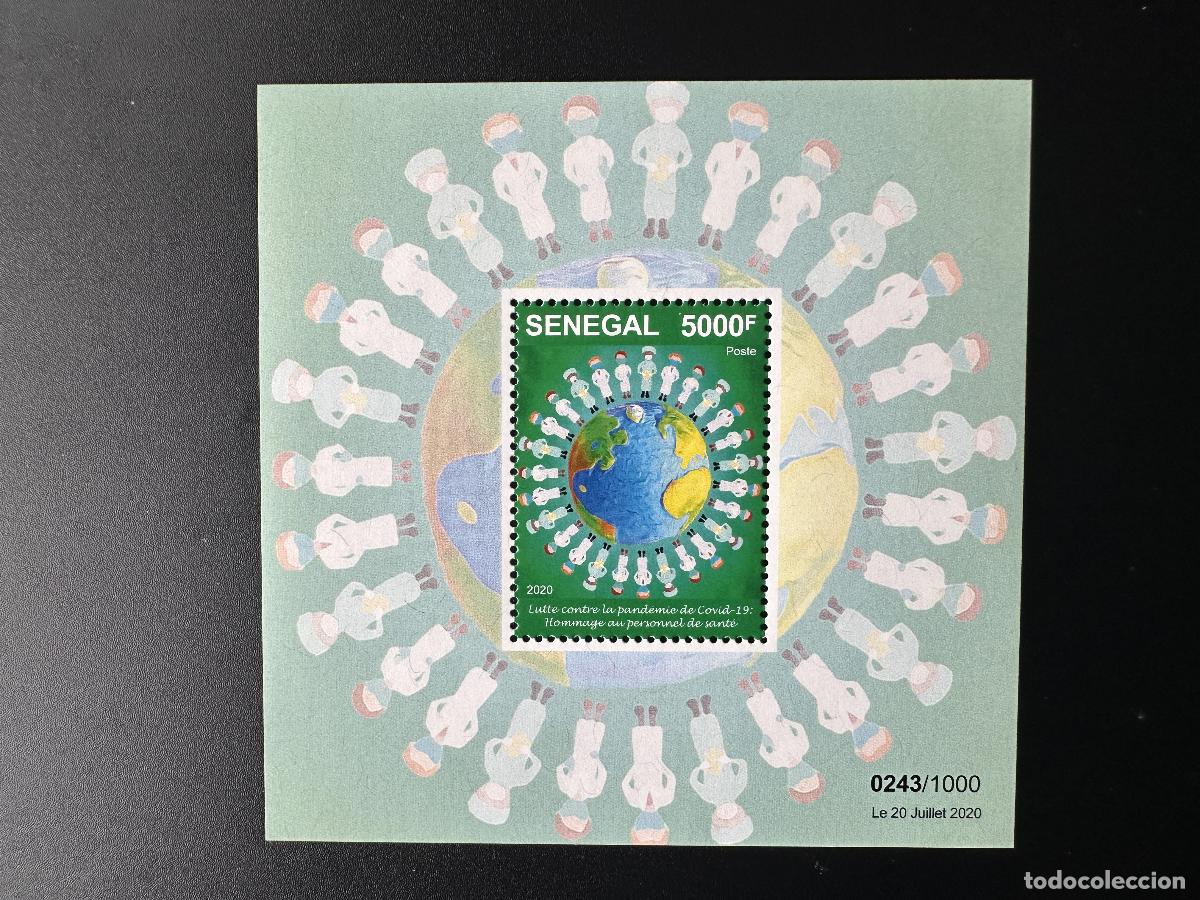 Sellos: Senegal 2020 Mi. Bl. 112 Lucha contra la pandemia COVID-19 de coronavirus