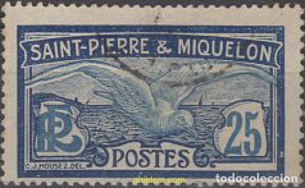 Sellos: 651673 USED SAN PEDRO Y MIQUELON 1909 MOTIVOS VARIOS