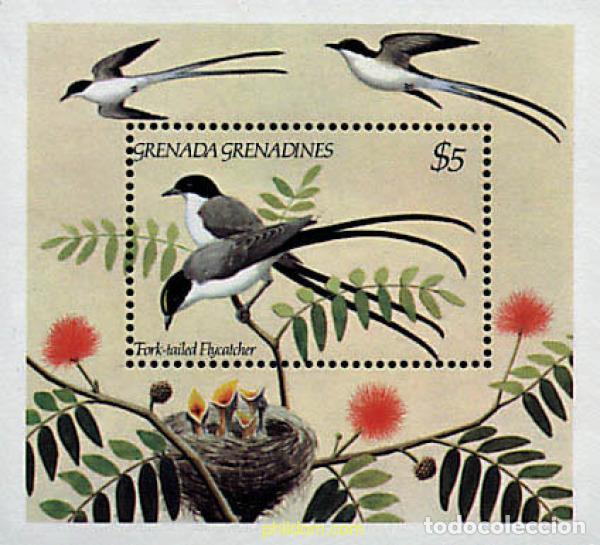 Sellos: 91460 MNH GRANADA GRANADINAS 1984 PAJAROS CANTORES