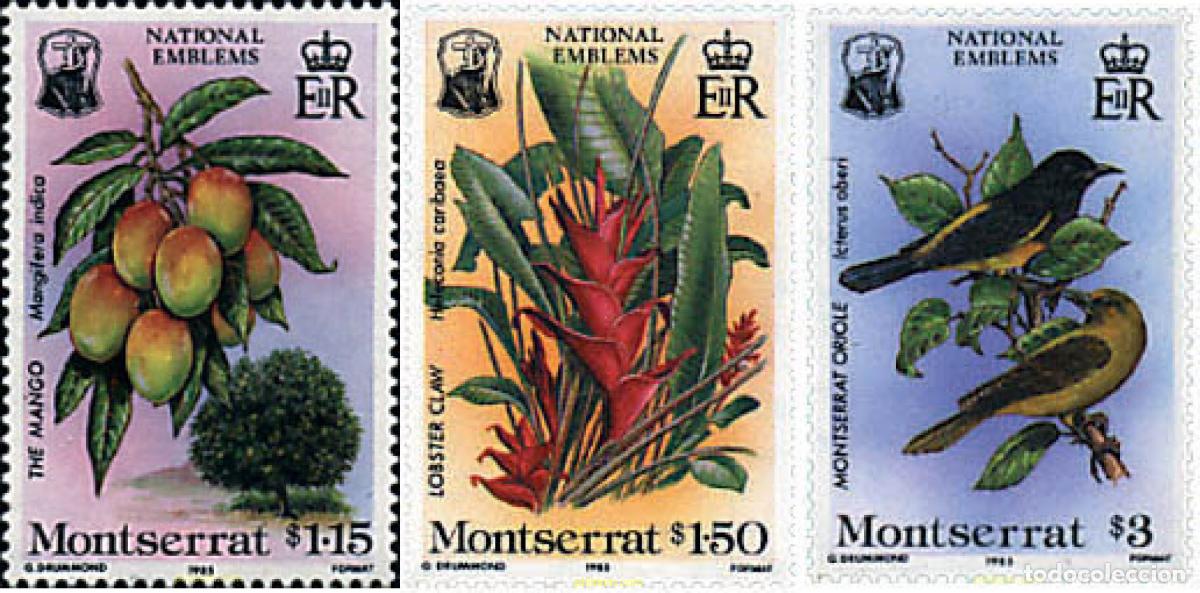 Sellos: 95213 MNH MONTSERRAT 1985 EMBLEMAS NACIONALES