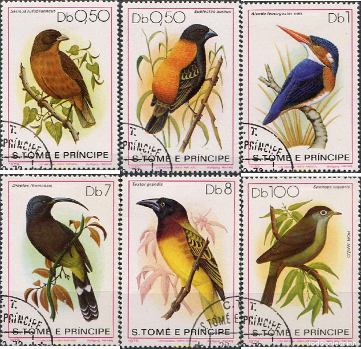 Sellos: 214229 USED SANTO TOME Y PRINCIPE 1979 AVES