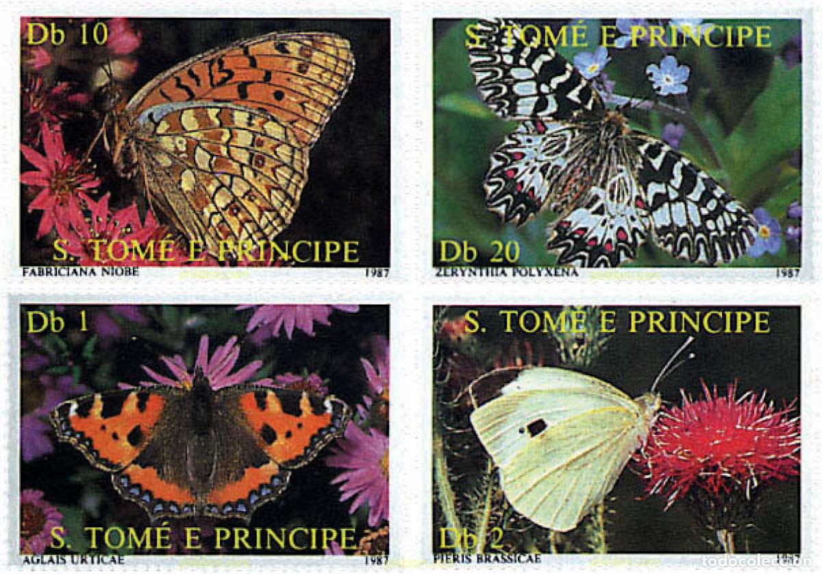 Sellos: 249478 MNH SANTO TOME Y PRINCIPE 1987 FAUNA Y FLORA