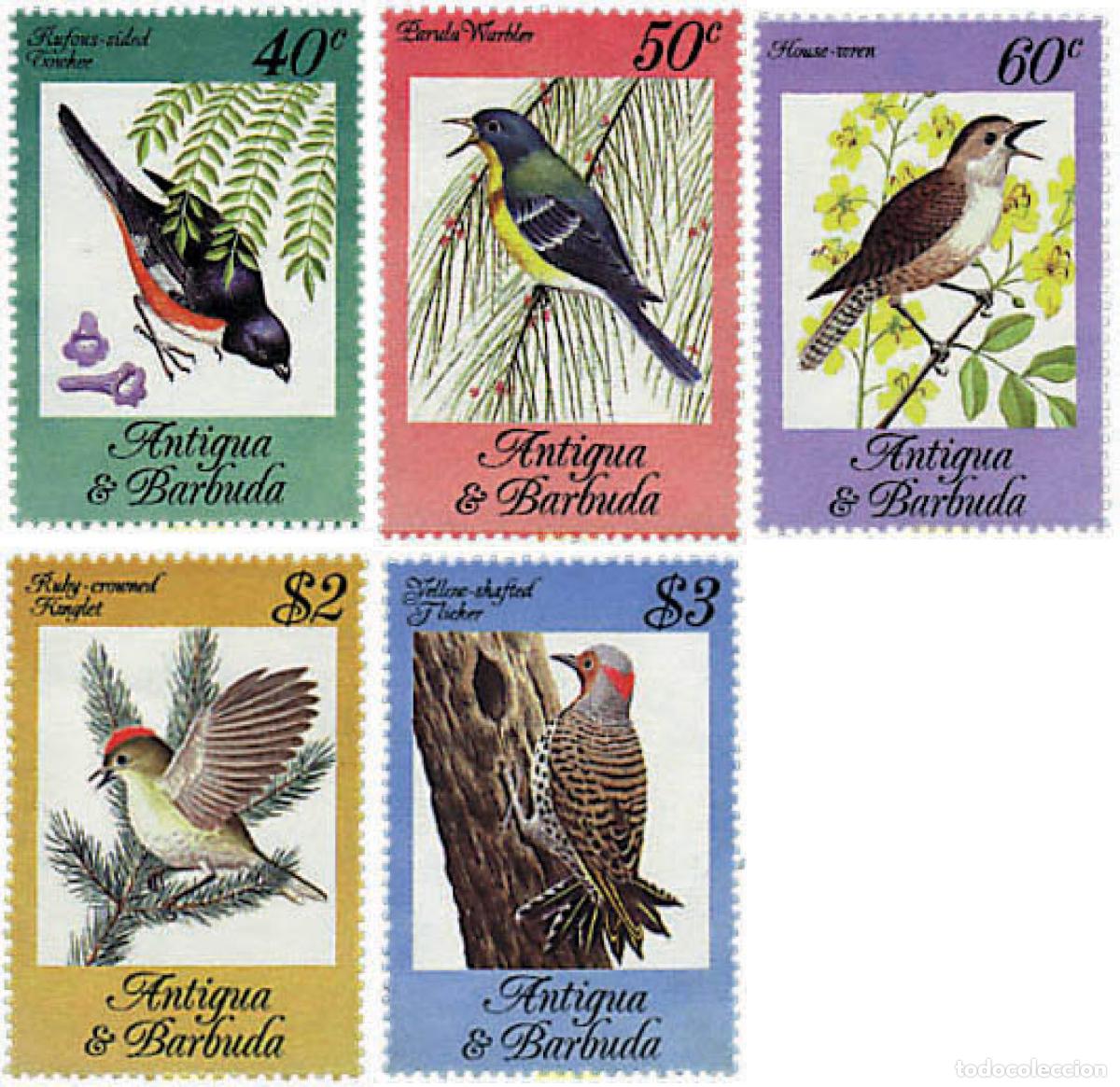Timbres: 46740 MNH ANTIGUA Y BARBUDA 1984 PAJAROS CANTORES