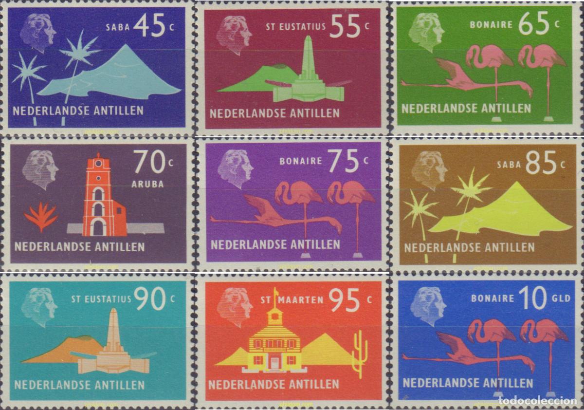 Timbres: 33580 MNH ANTILLAS HOLANDESAS 1973 SERIE BASICA