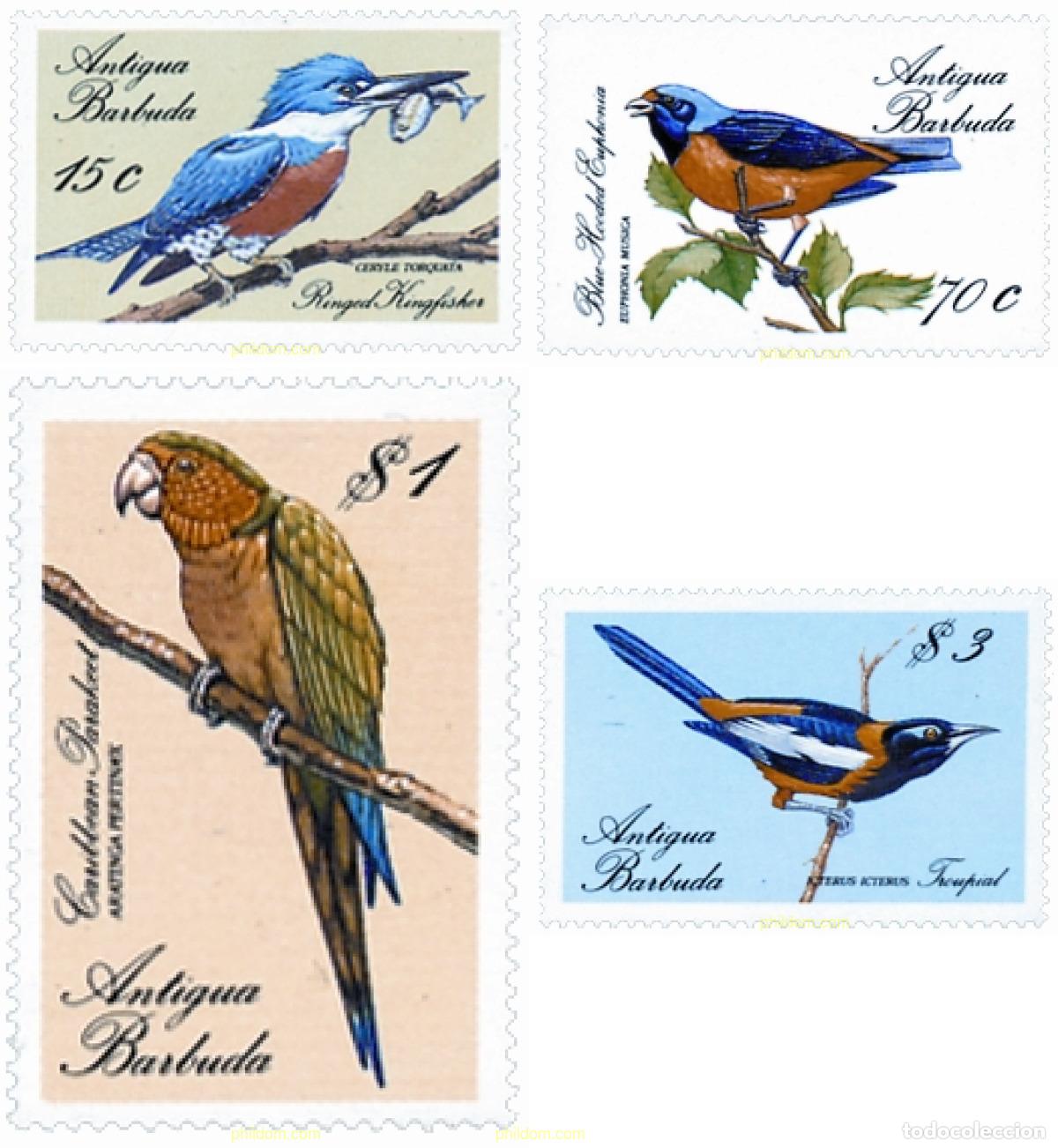 Timbres: 286457 MNH ANTIGUA Y BARBUDA 1988 AVES