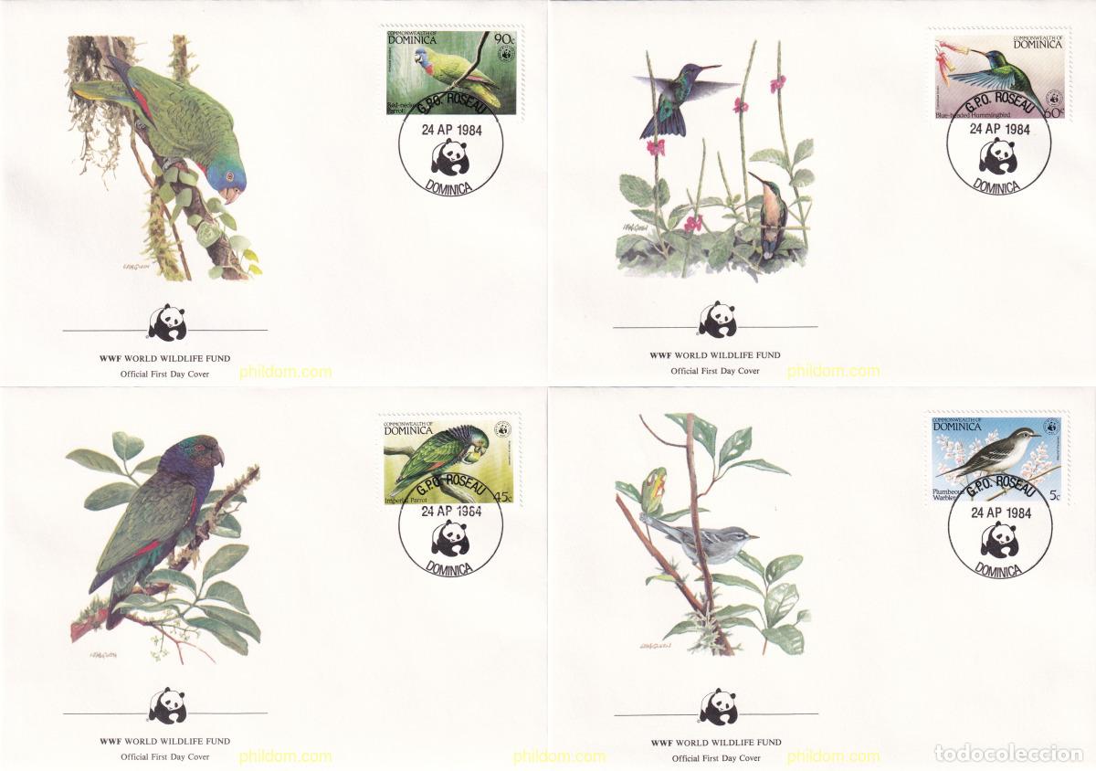 Sellos: 24720 MNH DOMINICA 1984 AVES PROTEGIDAS
