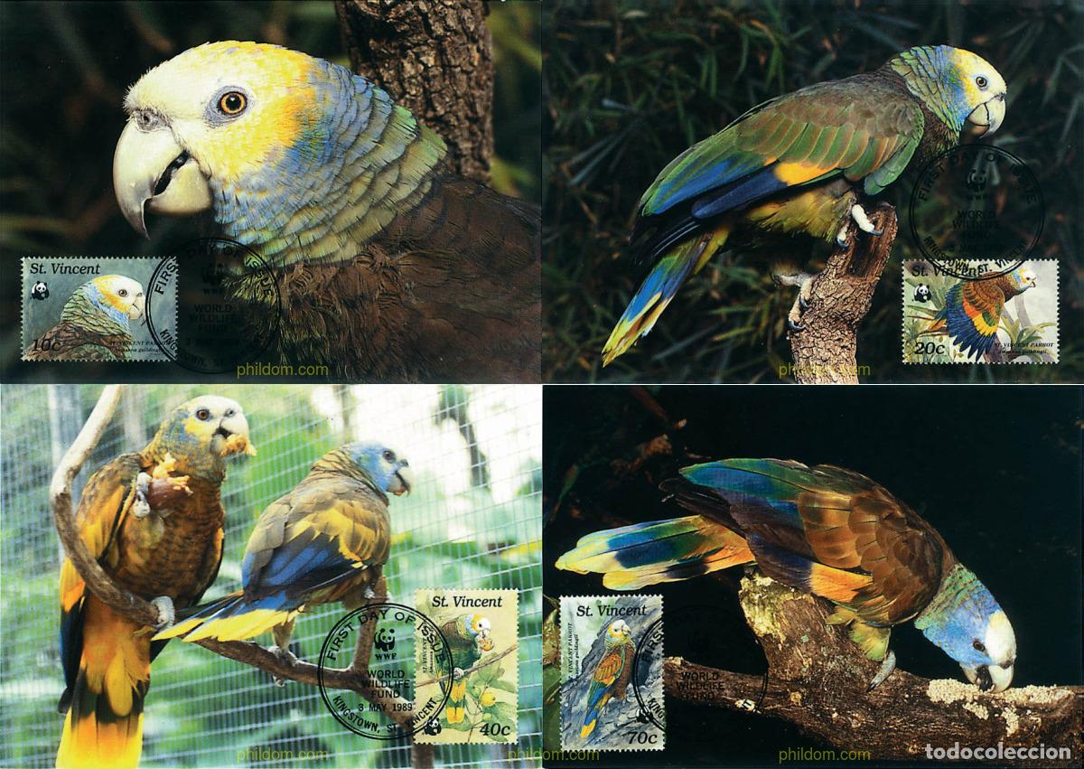 Sellos: 7352 MNH SAN VICENTE 1989 LORO DE SAN VICENTE
