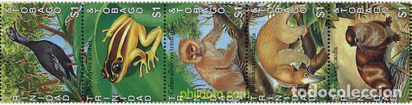 Sellos: 147364 MNH TRINIDAD Y TOBAGO 1989 FAUNA PROTEGIDA