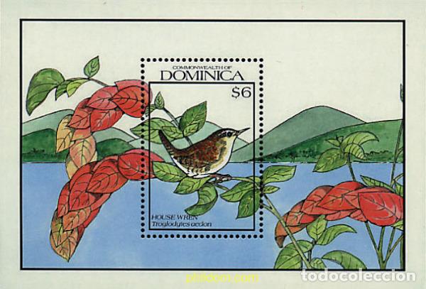 Sellos: 306785 MNH DOMINICA 1990 AVES