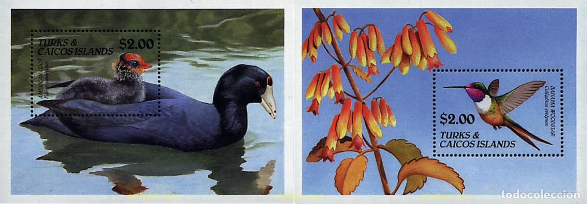 Sellos: 37052 MNH TURKS Y CAICOS 1990 AVES AUTOCTONAS