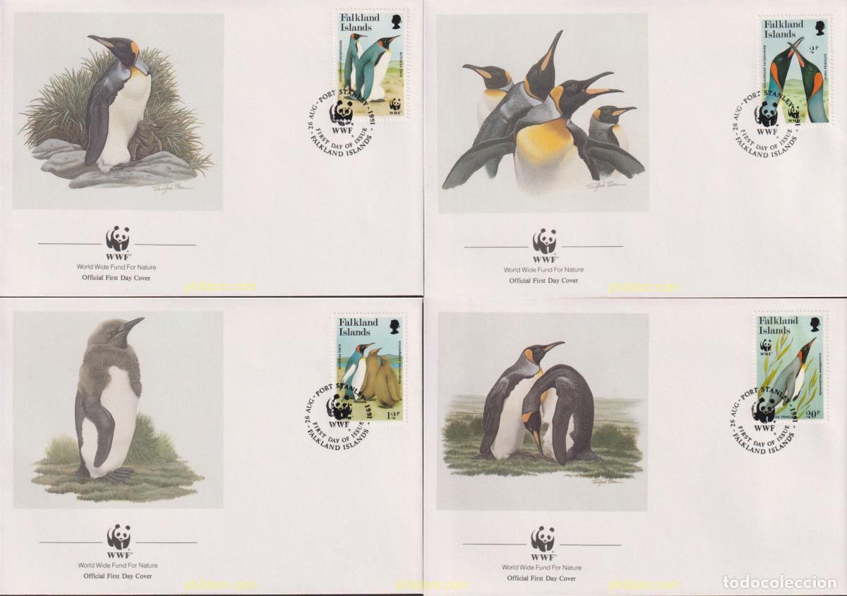 Sellos: 23067 MNH FALKLAND 1991 PINGUINO REY