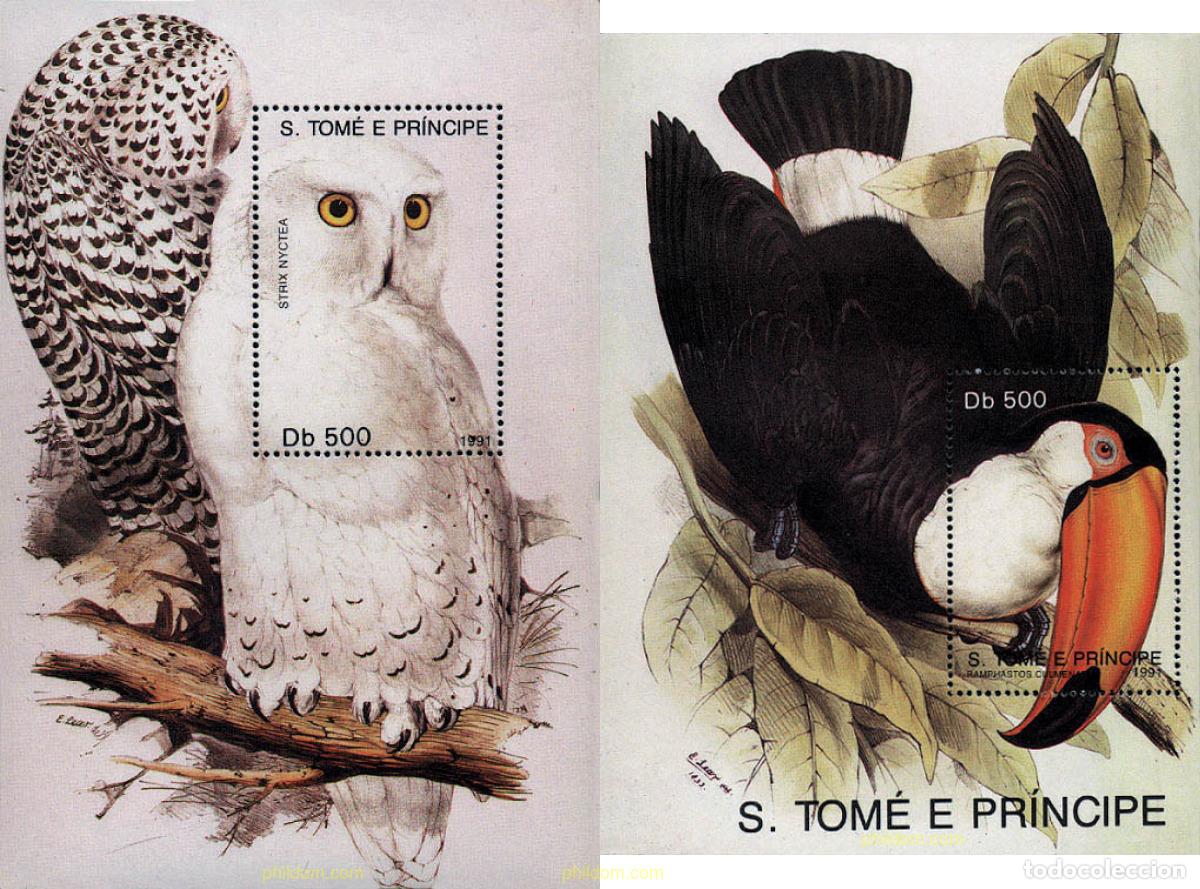 Sellos: 32110 MNH SANTO TOME Y PRINCIPE 1991 AVES