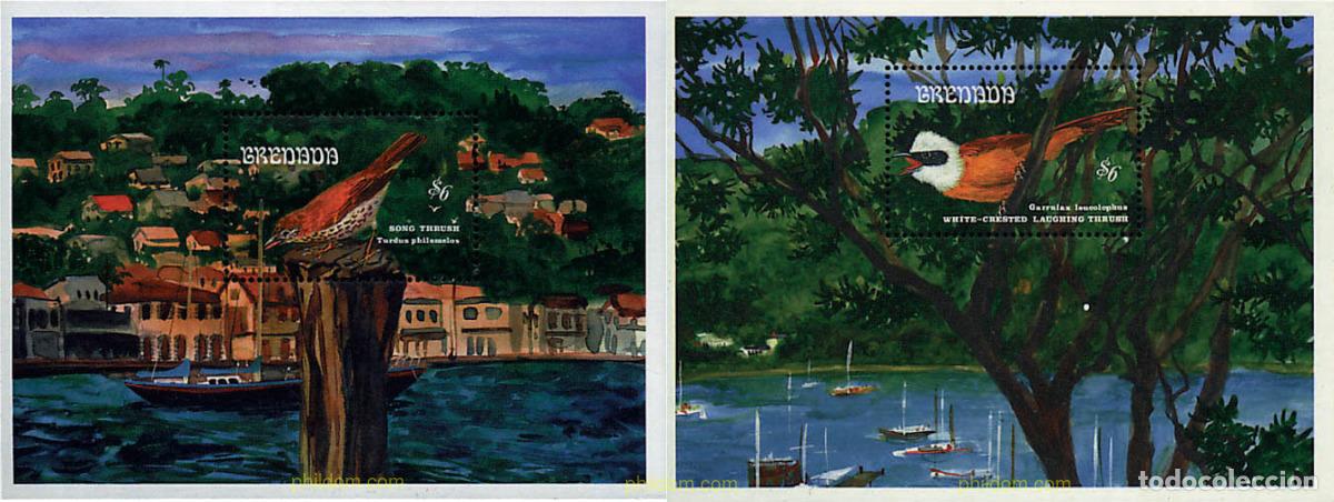 Sellos: 31886 MNH GRANADA 1993 PAJAROS CANTORES