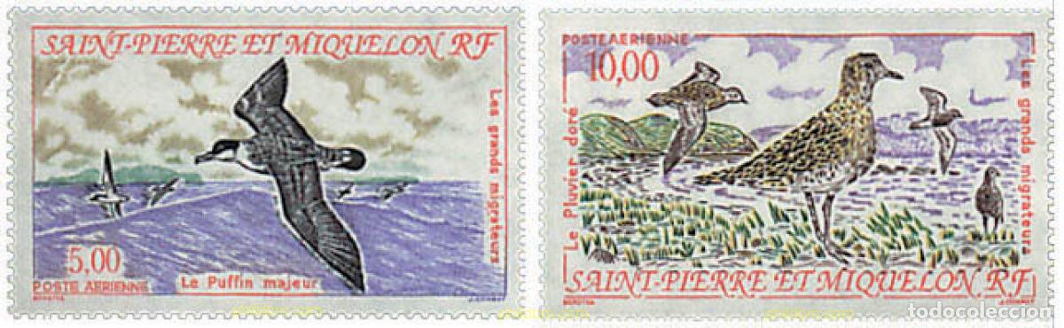 Sellos: 36951 MNH SAN PEDRO Y MIQUELON 1993 AVES MIGRATORIAS