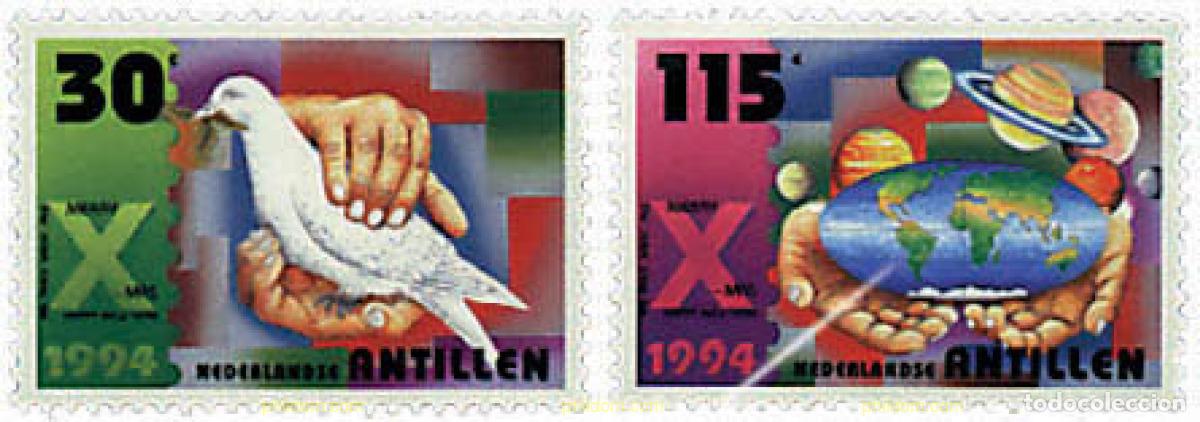 Sellos: 32837 MNH ANTILLAS HOLANDESAS 1994 NAVIDAD