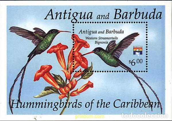Sellos: 286562 MNH ANTIGUA Y BARBUDA 1992 GENOVA 92. EXPOSICION FILATELICA INTERNACIONAL