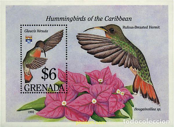 Sellos: 319372 MNH GRANADA 1992 GENOVA 92. EXPOSICION FILATELICA INTERNACIONAL