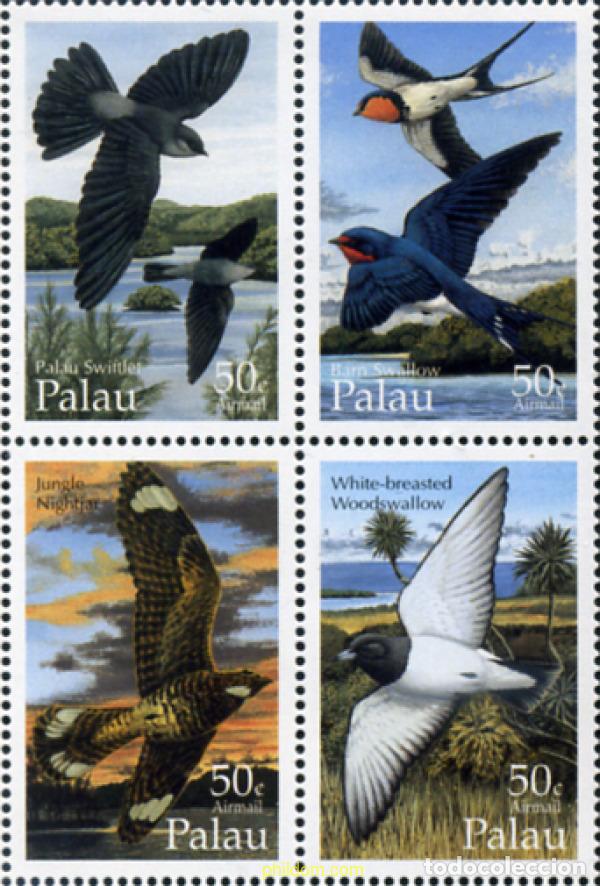 Sellos: 349927 MNH PALAU 1995 AVES