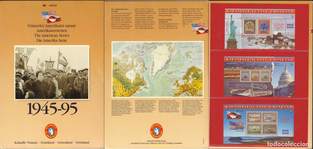 Sellos: 158101 MNH GROENLANDIA 1995 50 ANIVERSARIO DE LA LIBERACION DE DINAMARCA