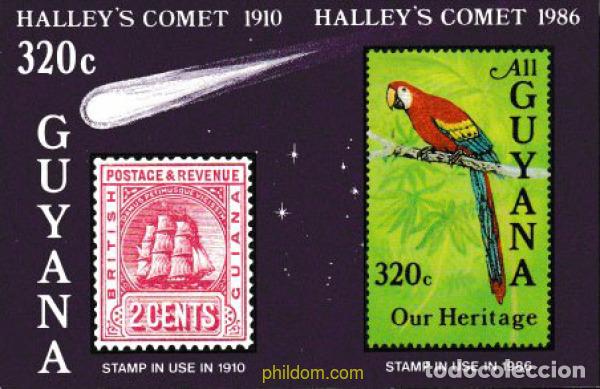 Sellos: 31969 MNH GUYANA 1986 COMETA HALLEY