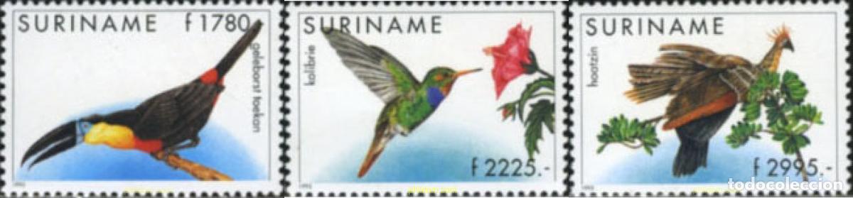 Sellos: 91267 MNH SURINAM 1995 AVES