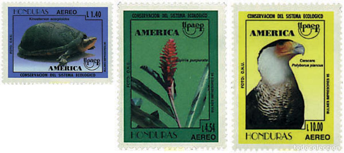 Sellos: 89497 MNH HONDURAS 1995 AMERICA-UPAEP 1995 - DEFENSA DEL MEDIO AMBIENTE